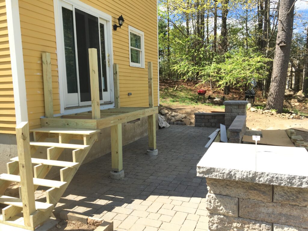 Baird Home Solutions - New Deck and steps ready for railing